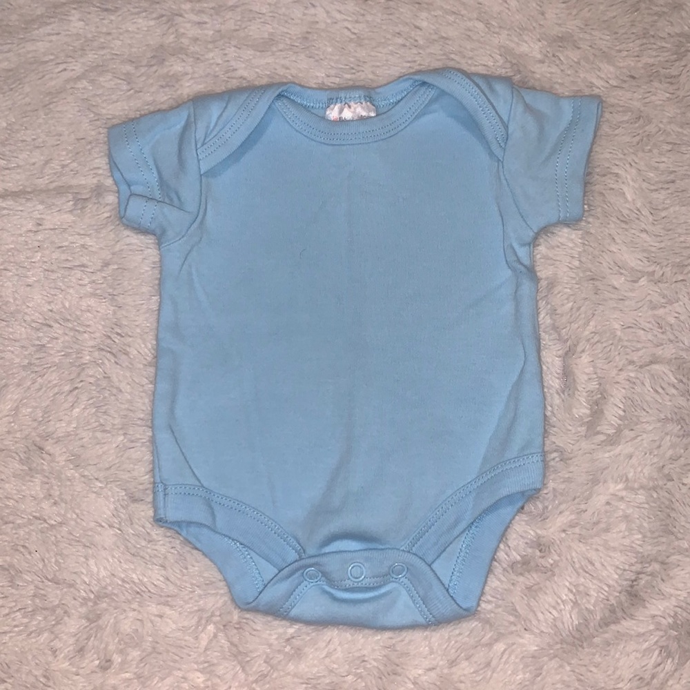 (3 for $10) baby mode blue bodysuit 3-6 months